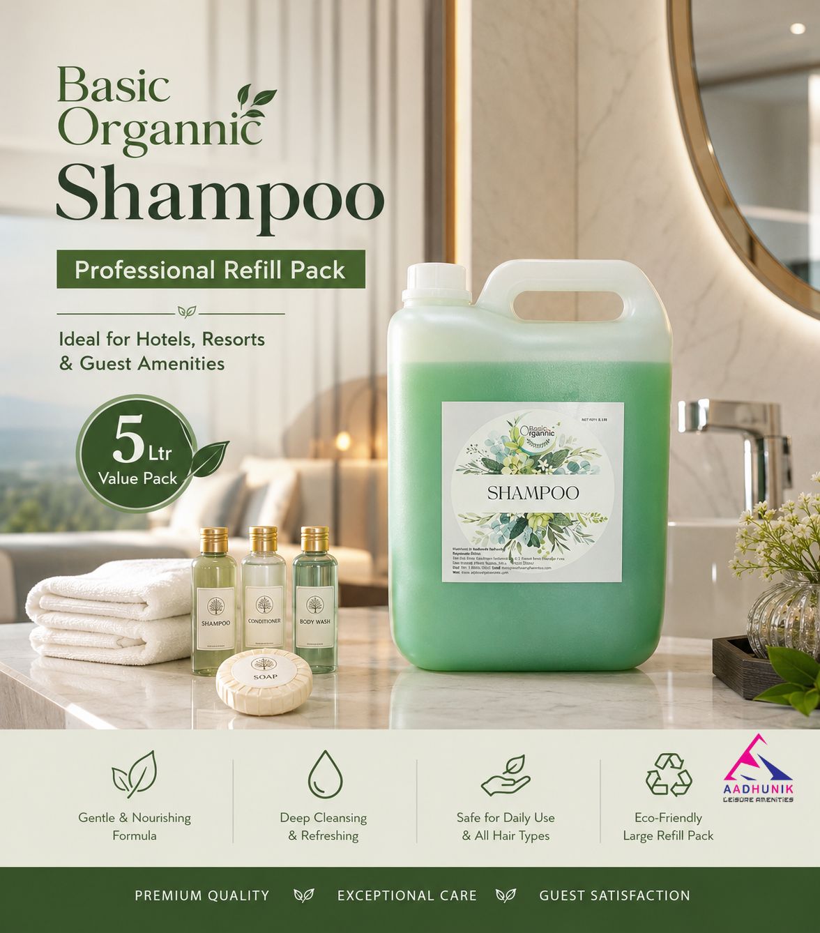 Basic Organnic Shampoo 5Ltr CAN - Image 4
