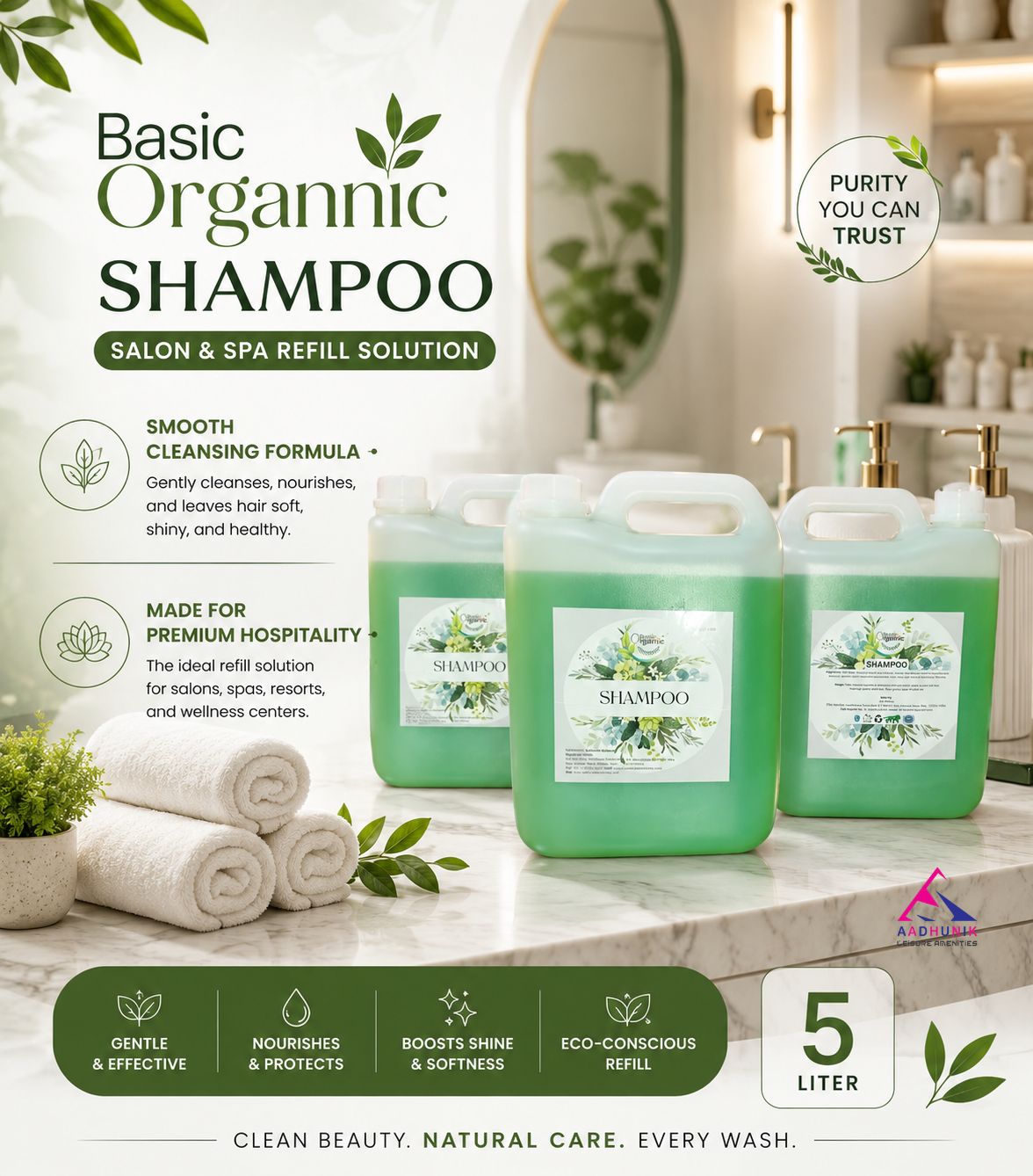Basic Organnic Shampoo 5Ltr CAN - Image 6