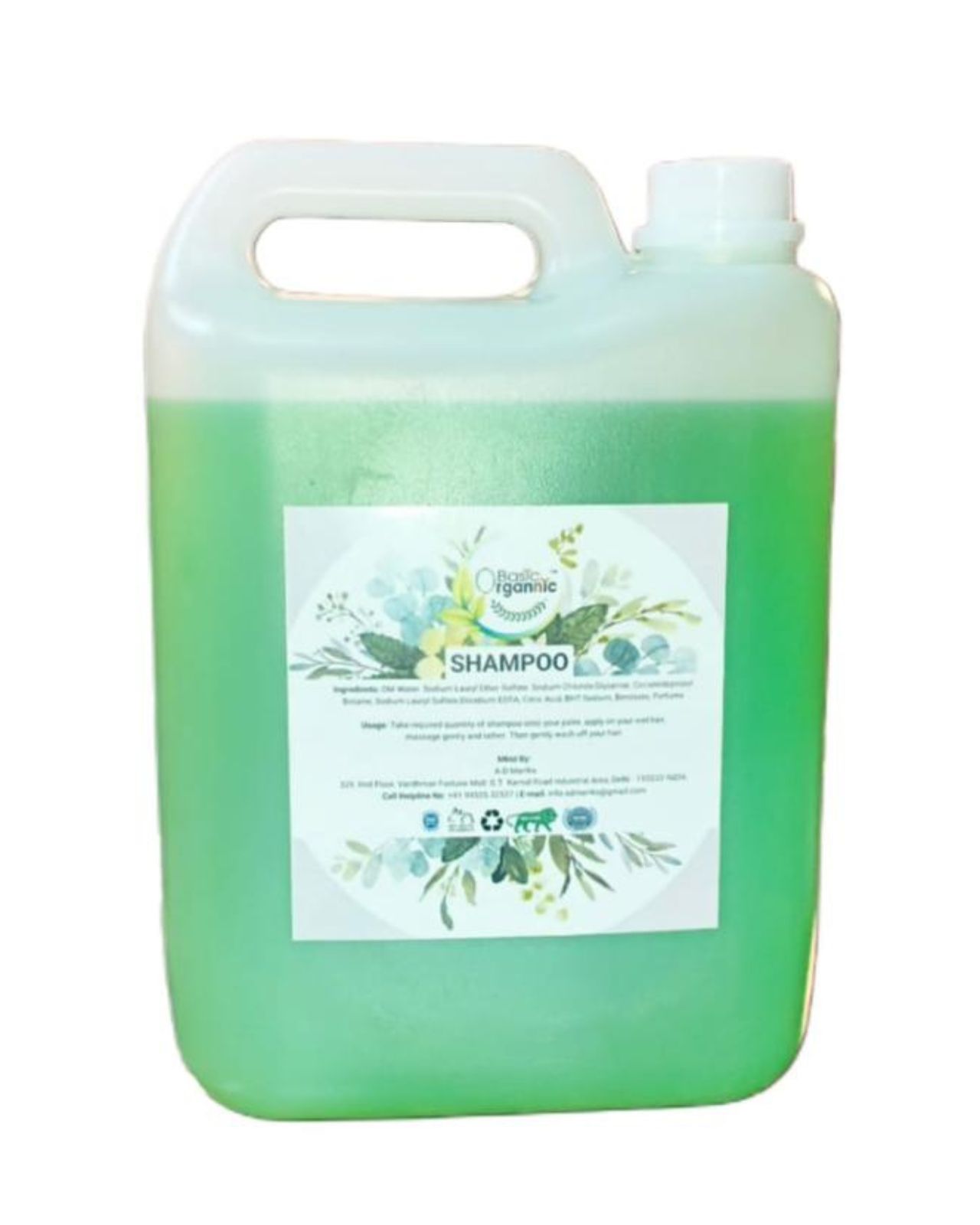 Basic Organnic Shampoo 5Ltr CAN - Image 2
